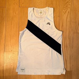 Tracksmith Singlet Off-white/Cream/ivory and Navy, XS Women